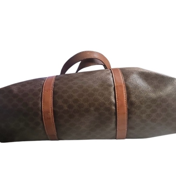 Céline Vintage Brown Leather Macadam Large Tote - Picture 8 of 12